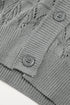 gray crochet cardigan