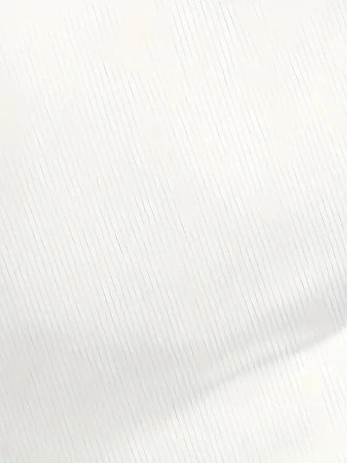 Fitted Crew Neck Top with Long Sleeves and Ribbed Texture