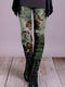 Floral Printed Elastic Waist Stretchy Leggings Pants