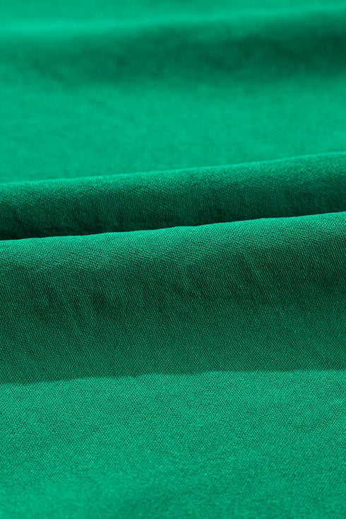 Green V Neck Ruffle Tiered Mini Dress - Stylish Choice for a Chic Ensemble