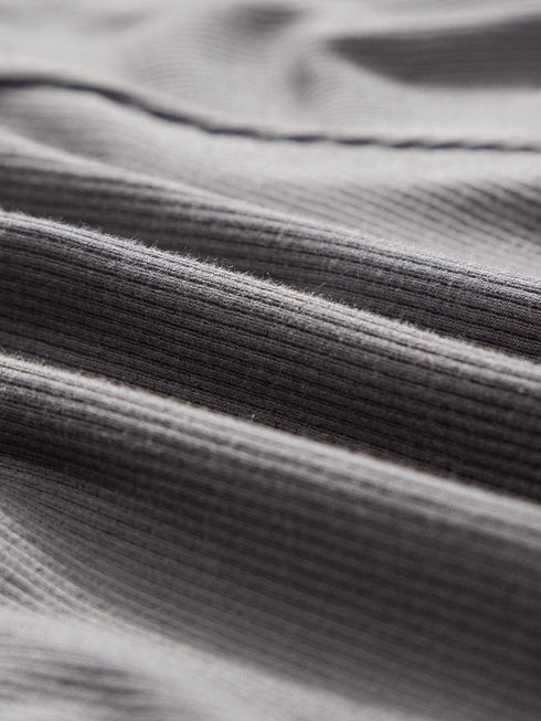 Grey A-Line Cinched Waist Sleeveless Jumpsuit