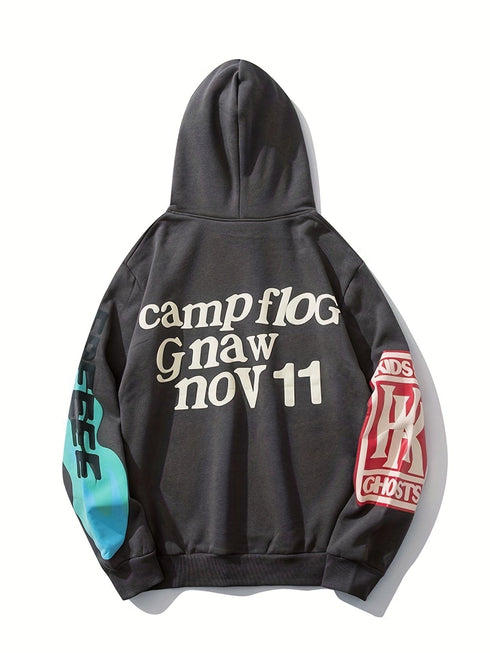 Halloween Street Style Graphic Hip Hop Pullover Hoodie