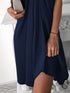 Halter Style Loose Irregular Dress for Casual Chic