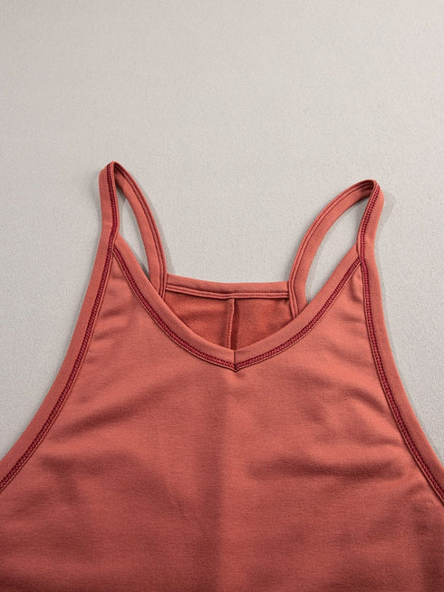 Harem Jumpsuit with Gold Flame Print and Side Pockets