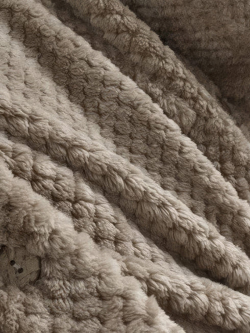 Hooded Double-faced Fleece Sweater Mid-length Jacket