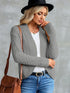 Knit Long Sleeve Loose Sweater Cardigan