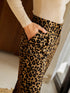 Leopard Animal Print Wide Leg Pants
