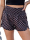 Leopard Print High Rise Workout Shorts