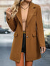 Long Sleeve Stylish Solid Single Breasted Winter Coat