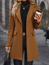 Long Sleeve Stylish Solid Single Breasted Winter Coat