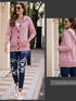 Loose Fleece Hooded Sweater Coat for Women with Wool Blend Fabric