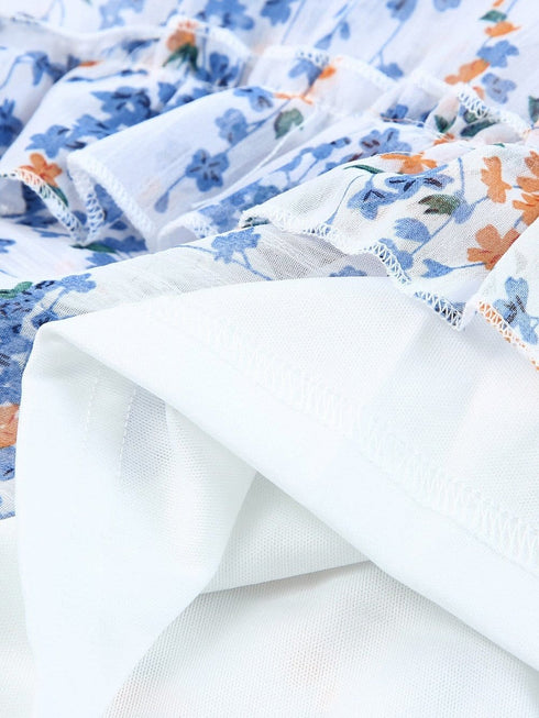 Loose Leopard Print V-neck Dress - Drop Shoulder- A-Line - Closed - Cape - Paneled