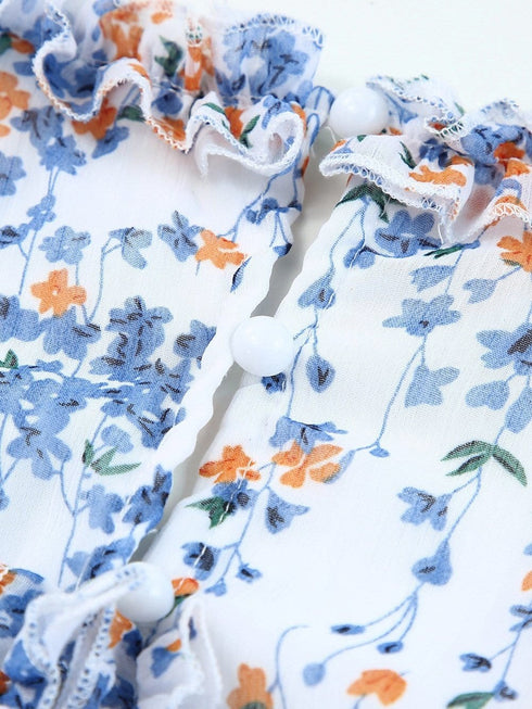 Loose Leopard Print V-neck Dress - Drop Shoulder- A-Line - Closed - Cape - Paneled