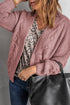 Loose Solid Twist Knit Casual Cardigan