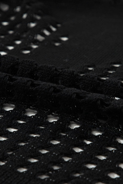 Loose Solid Twist Knit Casual Cardigan