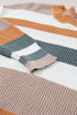 Multicolor Striped Round Neck Long Sleeve T-Shirt