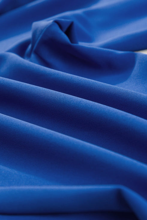 Navy Blue Smocked Spaghetti Strap Wide Leg Jumpsuit with Ruffle Detail