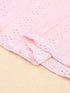 Pink Eyelet Embroidered Strappy Scoop-Neck Camisole
