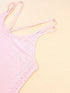 Pink Eyelet Embroidered Strappy Scoop-Neck Camisole