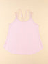 Pink Eyelet Embroidered Strappy Scoop-Neck Camisole
