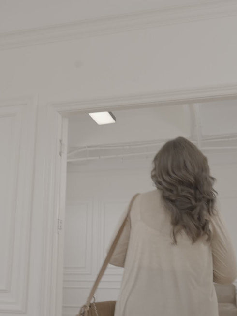 Plus Size Casual Cardigan, Women's Plus Solid Round Neck Button Up Long Sleeve Cardigan