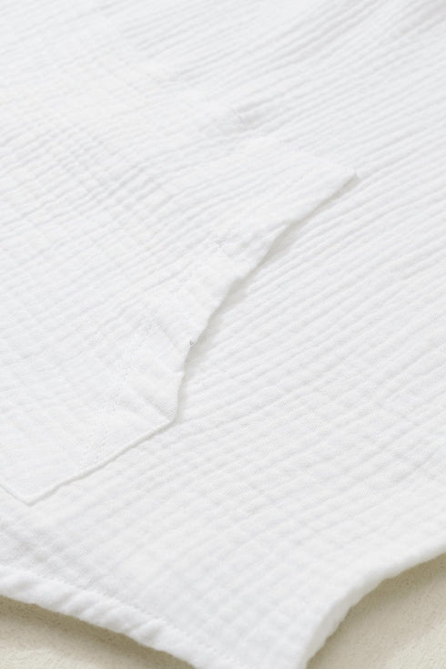 Plus Size Casual Coat, Women's Plus Solid Ribbed Zip Up Long Sleeve Drawstring Hoodie Sweater