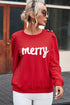 Plus Size Casual Sweatshirt, Women's Plus Ombre & Letter & Heart Print Raglan Sleeve Round Neck Slight Stretch Pullover Sweatshirt