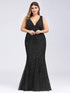 Plus Size Maxi Sequin Formal Dresses & Gowns
