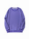 Relaxed Fit Violet Purple Sweatshirt