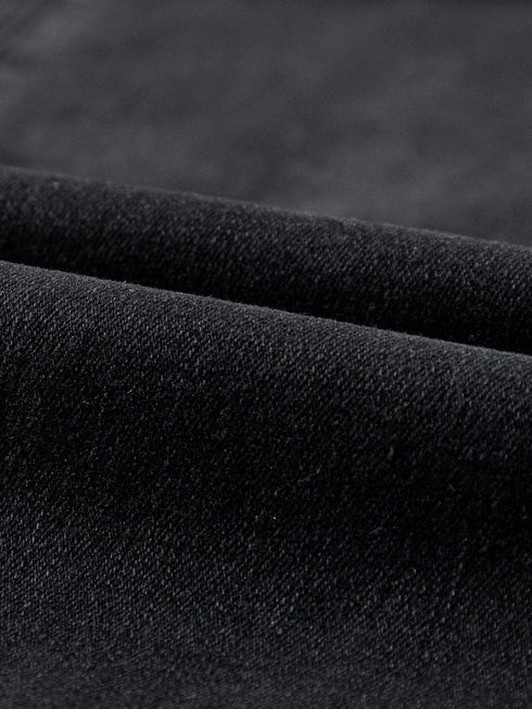 Retro Chic Black High Waist Flare Denim Jeans