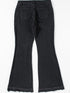 Retro Chic Black High Waist Flare Denim Jeans