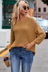 Round Neck Long Sleeve Sweater