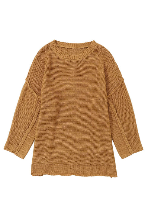 Round Neck Long Sleeve Sweater
