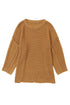 Round Neck Long Sleeve Sweater