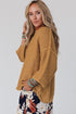 Round Neck Long Sleeve Sweater