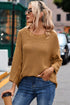 Round Neck Long Sleeve Sweater