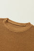 Round Neck Long Sleeve Sweater