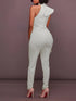 Ruffled Sleeveless Elegant Jumpsuit