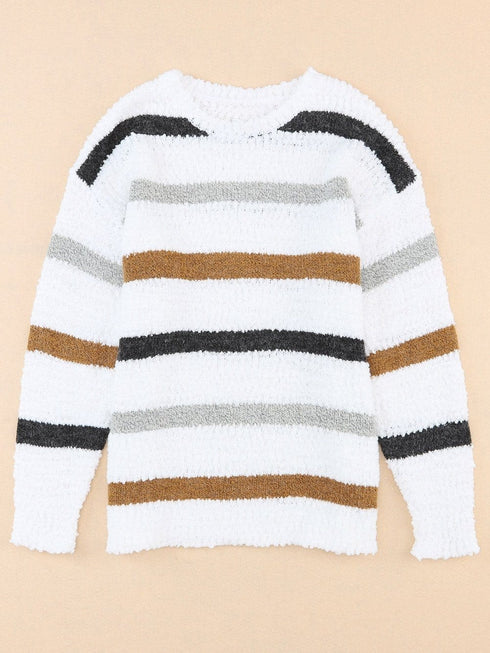 Santa Claus Crew Neck Long Sleeve Sweater