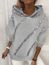 Shimmering Sequined Women's Hoodie with Loose Fit