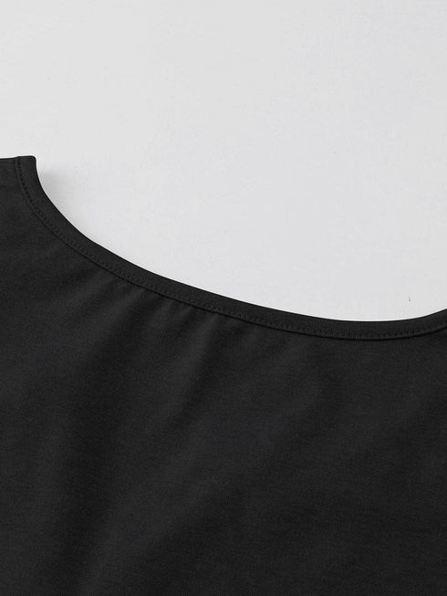 Skull Print V-neck Sleeveless Tank Top