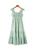 Sleeveless Round Neck Stitching Beach Dress