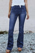 Slim And Flared Denim Pants