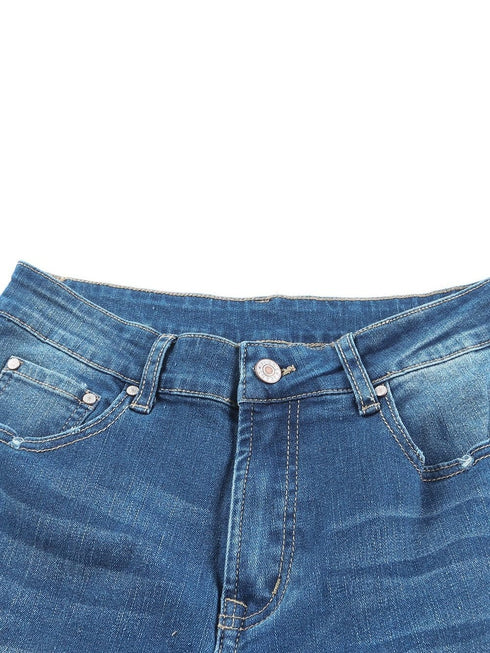 Slim And Flared Denim Pants