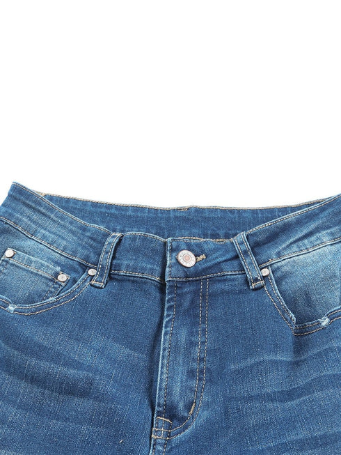 Slim And Flared Denim Pants