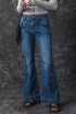 Slim And Flared Denim Pants