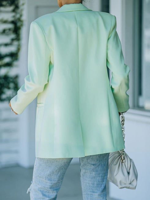 Slim Fit Professional Women's Blazers with Long Sleeve and Elegant Design