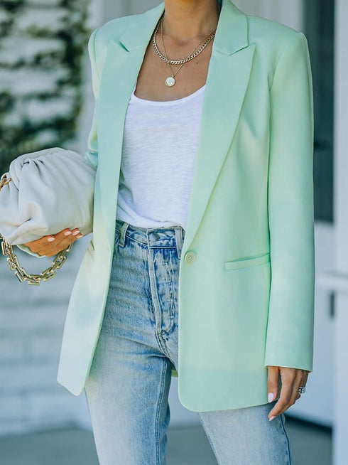 Slim Fit Professional Women's Blazers with Long Sleeve and Elegant Design