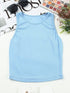 Slim Fit Sleeveless Ribbed Vest for Women to Wear Outdoors