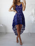 Sling Lace Sleeveless Irregular Dress